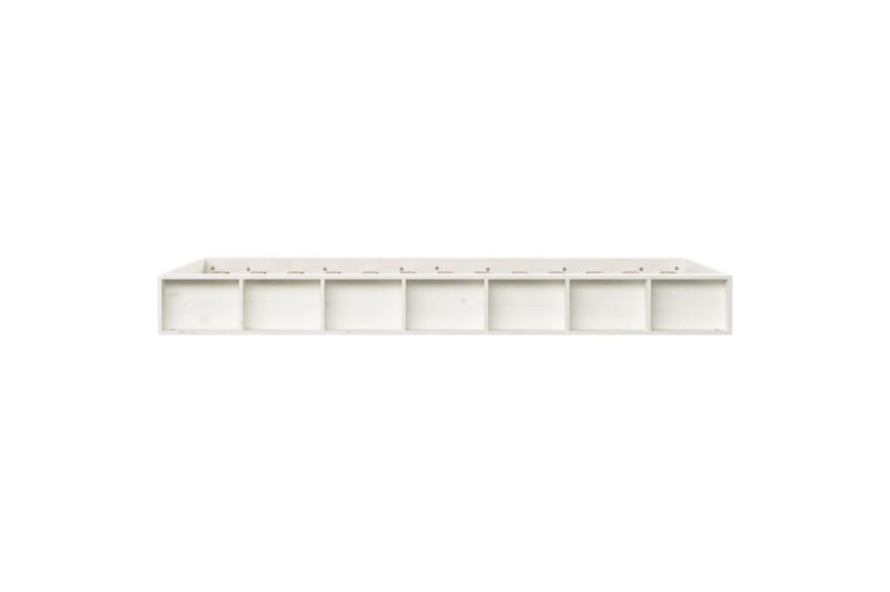 beBasic sengeramme 75x190 cm Small Single massivt træ hvid - Hvid - Møbler - Senge - Sengeramme & sengestel