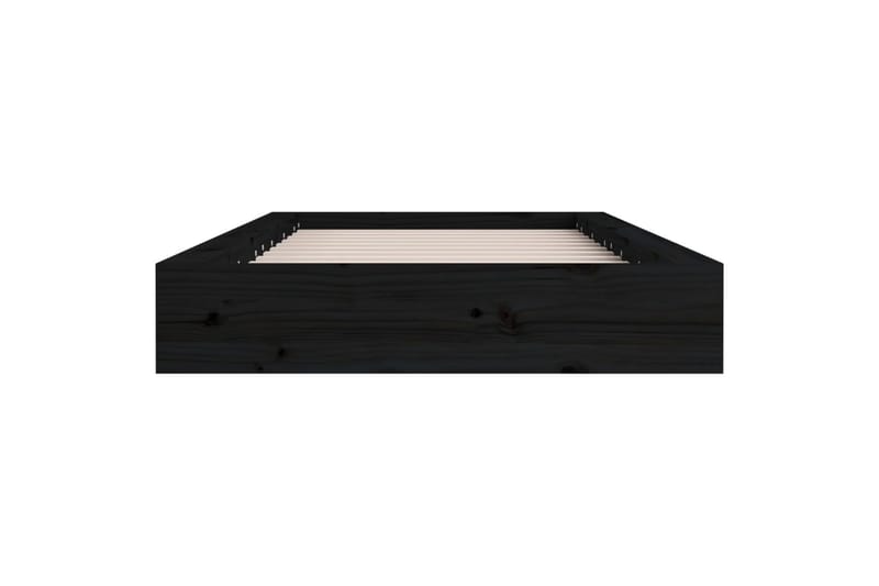 beBasic sengeramme 75x190 cm Small Single massivt træ sort - Sort - Møbler - Senge - Sengeramme & sengestel