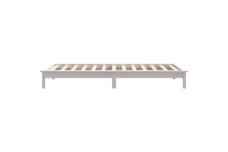 beBasic sengeramme 90x190 cm Single massivt fyrretræ hvid - Hvid - Møbler - Senge - Sengeramme & sengestel