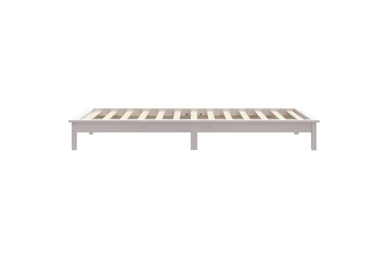 beBasic sengeramme 90x190 cm Single massivt fyrretræ hvid - Hvid - Sengeramme & sengestel