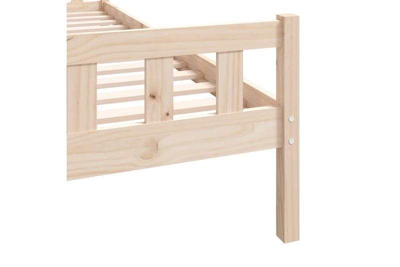 beBasic sengeramme 90x190 cm Single massivt træ - Brun - Møbler - Senge - Sengeramme & sengestel