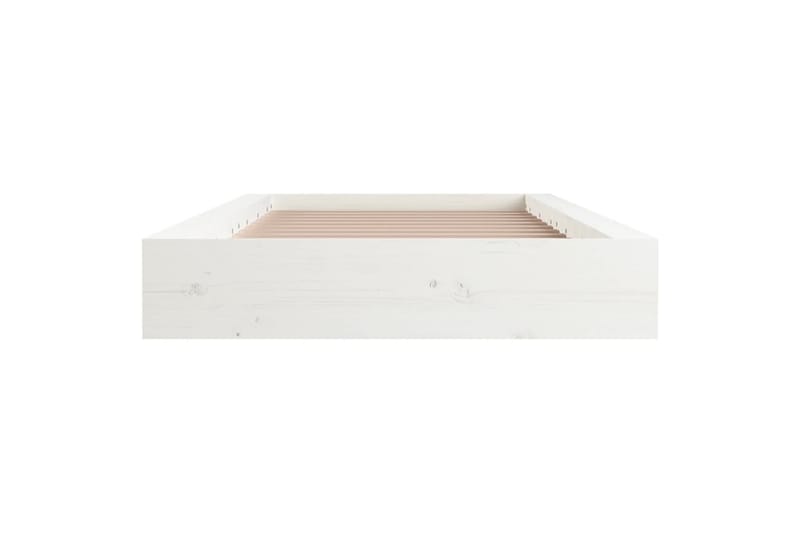 beBasic sengeramme 90x190 cm Single massivt træ hvid - Hvid - Møbler - Senge - Sengeramme & sengestel