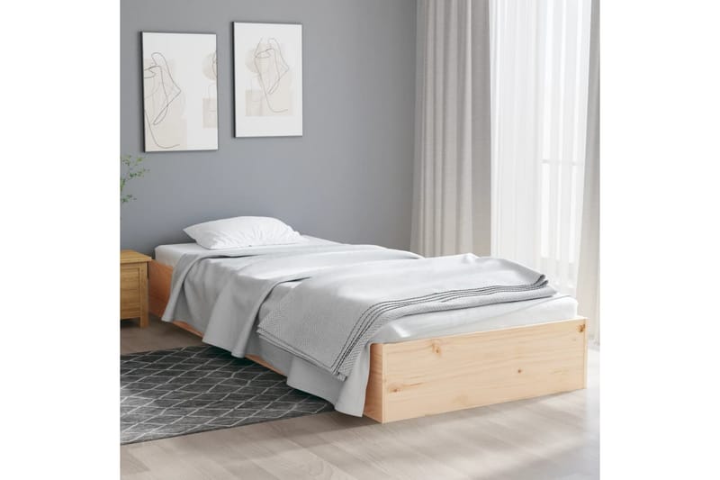 beBasic sengeramme 90x190 cm Single massivt træ - Møbler - Senge - Sengeramme & sengestel