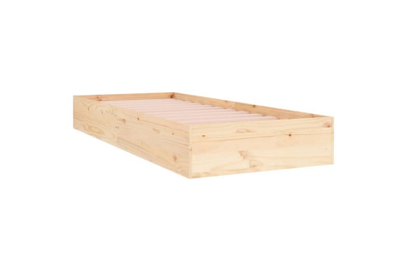 beBasic sengeramme 90x190 cm Single massivt træ - Møbler - Senge - Sengeramme & sengestel