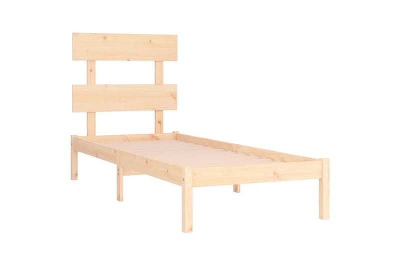 beBasic sengeramme 90x190 Single massivt træ - Brun - Møbler - Senge - Sengeramme & sengestel