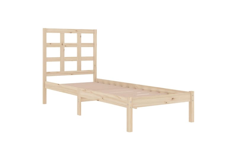 beBasic sengeramme 90x190 Single massivt træ - Brun - Møbler - Senge - Sengeramme & sengestel