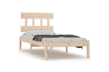 beBasic sengeramme 90x190 Single massivt træ - Brun - Møbler - Senge - Sengeramme & sengestel
