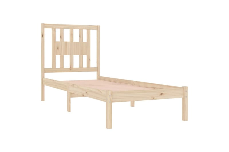 beBasic sengeramme 90x190 Single massivt træ - Brun - Møbler - Senge - Sengeramme & sengestel