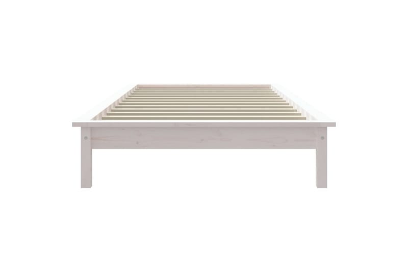 beBasic sengeramme 90x200 cm massivt fyrretræ hvid - Hvid - Sengeramme & sengestel