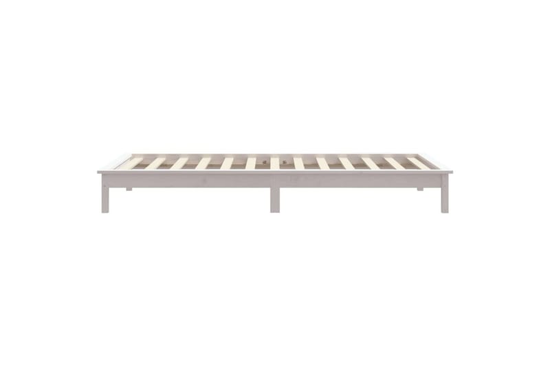 beBasic sengeramme 90x200 cm massivt fyrretræ hvid - Hvid - Møbler - Senge - Sengeramme & sengestel
