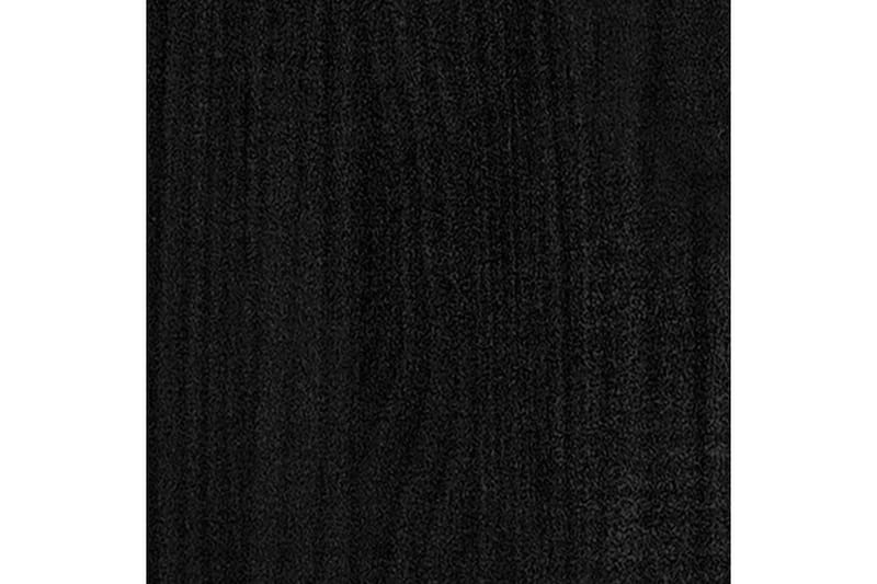 beBasic sengeramme 90x200 cm massivt fyrretræ sort - Sort - Sengeramme & sengestel