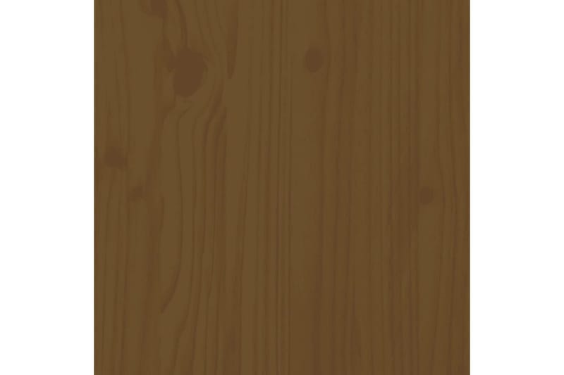 beBasic sengeramme 90x200 cm massivt træ gyldenbrun - Brun - Sengeramme & sengestel