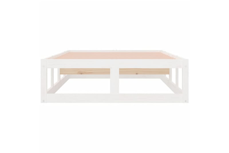 beBasic sengeramme 90x200 cm massivt træ hvid - Hvid - Møbler - Senge - Sengeramme & sengestel