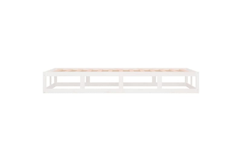 beBasic sengeramme 90x200 cm massivt træ hvid - Hvid - Møbler - Senge - Sengeramme & sengestel