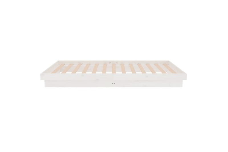beBasic sengeramme 90x200 cm massivt træ hvid - Hvid - Møbler - Senge - Sengeramme & sengestel