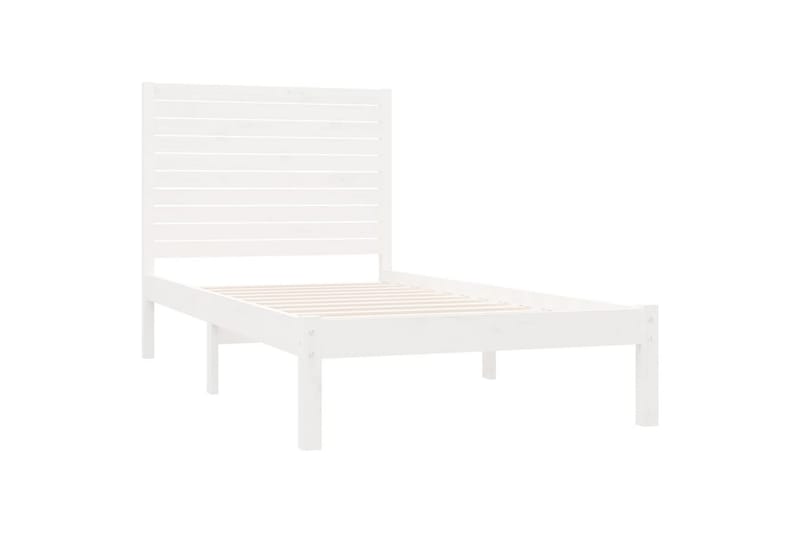 beBasic sengeramme 90x200 cm massivt træ hvid - Hvid - Møbler - Senge - Sengeramme & sengestel