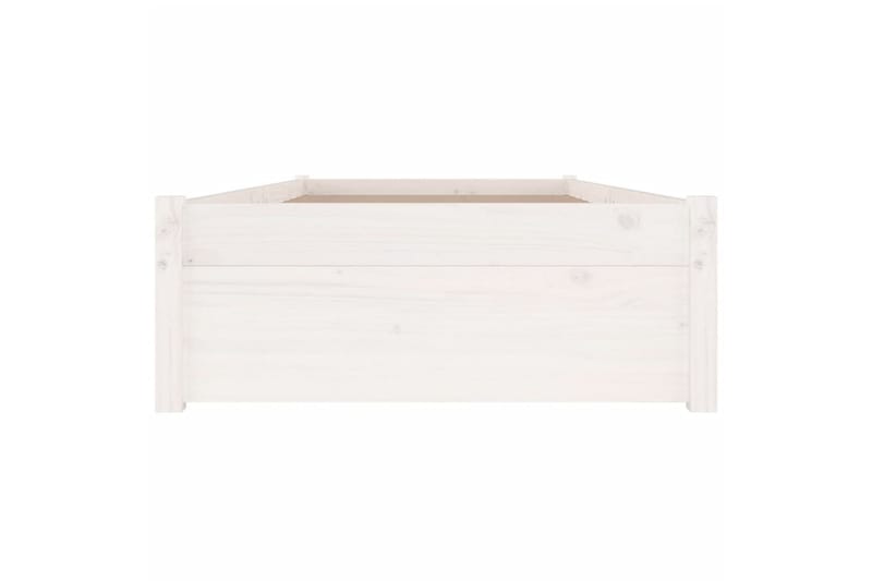 beBasic sengeramme med skuffer 100x200 cm hvid - Hvid - Møbler - Senge - Sengeramme & sengestel