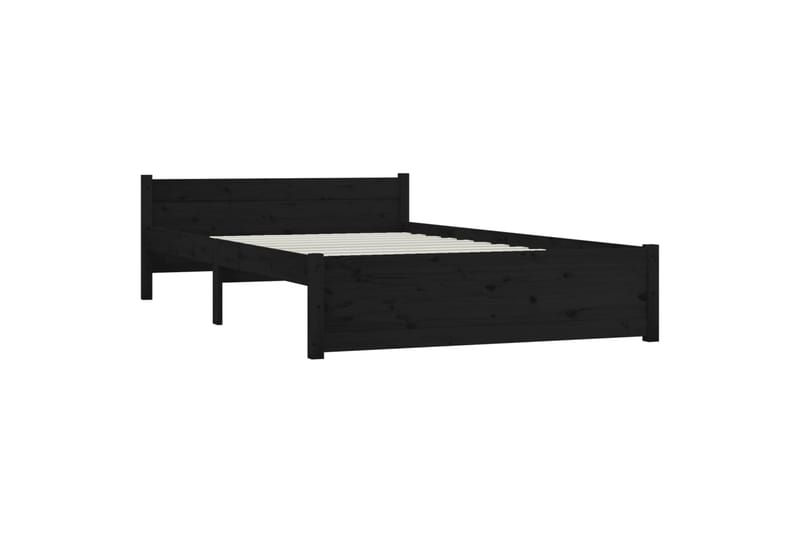 beBasic sengeramme med skuffer 135x190 cm dobbelt sort - Sort - Møbler - Senge - Sengeramme & sengestel