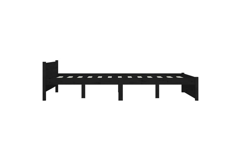 beBasic sengeramme med skuffer 135x190 cm dobbelt sort - Sort - Møbler - Senge - Sengeramme & sengestel