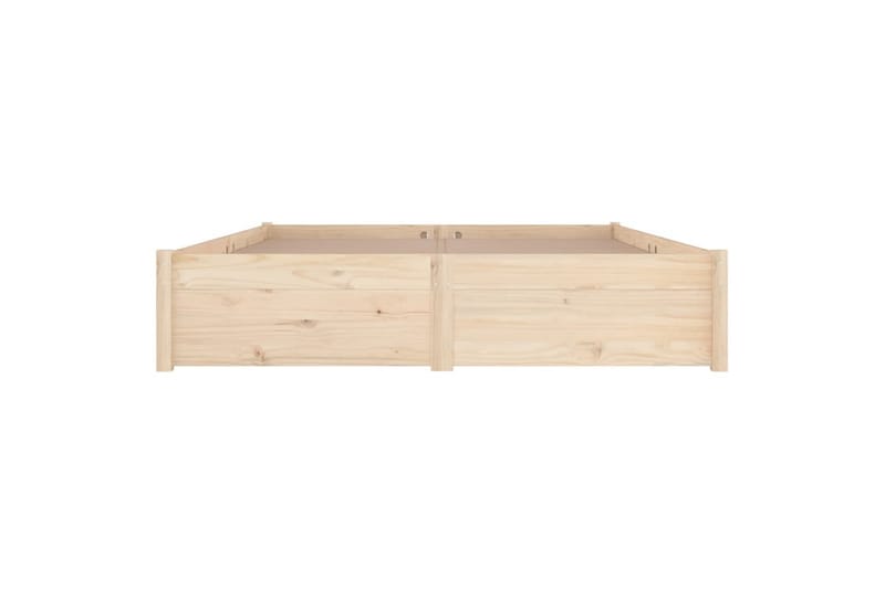 beBasic sengeramme med skuffer 140x190 cm - Brun - Møbler - Senge - Sengeramme & sengestel