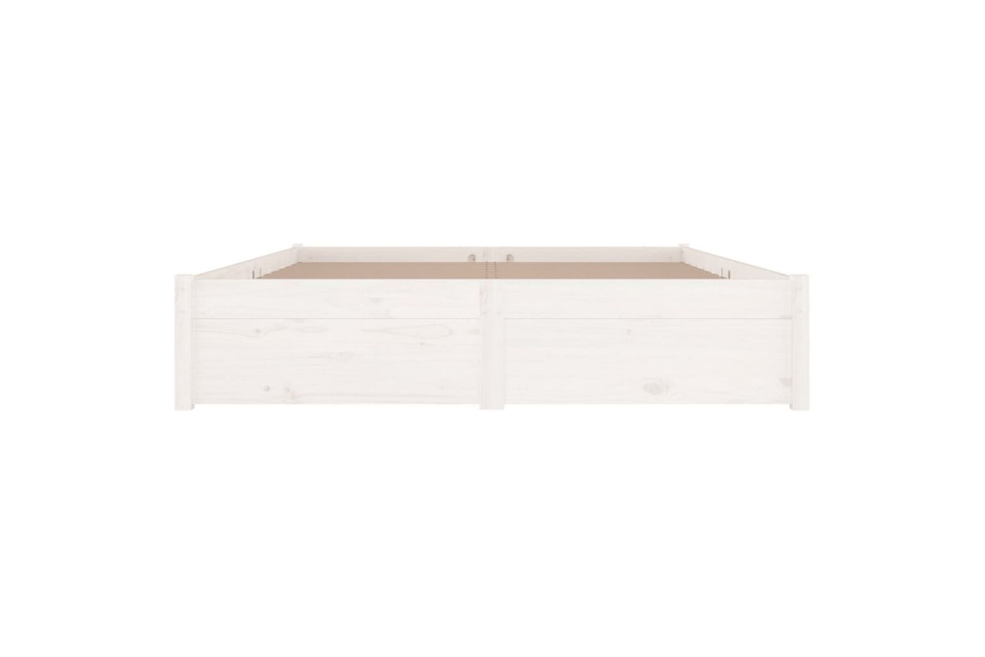 beBasic sengeramme med skuffer 140x200 cm hvid - Hvid - Møbler - Senge - Sengeramme & sengestel