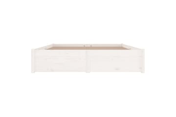 beBasic sengeramme med skuffer 140x200 cm hvid - Hvid - Møbler - Senge - Sengeramme & sengestel