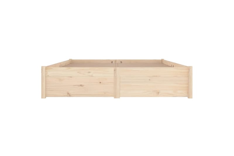 beBasic sengeramme med skuffer 150x200 cm King Size - Brun - Sengeramme & sengestel