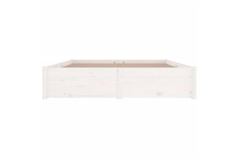 beBasic sengeramme med skuffer 160x200 cm hvid - Hvid - Møbler - Senge - Sengeramme & sengestel
