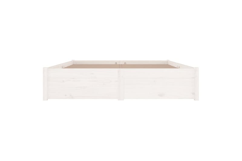 beBasic sengeramme med skuffer 180x200 cm Super King hvid - Hvid - Møbler - Senge - Sengeramme & sengestel