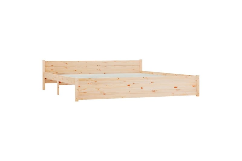 beBasic sengeramme med skuffer 200x200 cm - Brun - Møbler - Senge - Sengeramme & sengestel