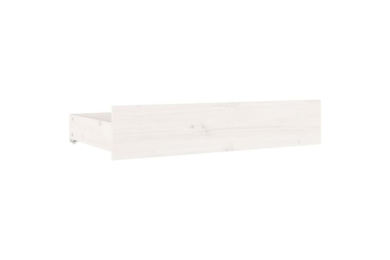 beBasic sengeramme med skuffer 200x200 cm hvid - Hvid - Sengeramme & sengestel