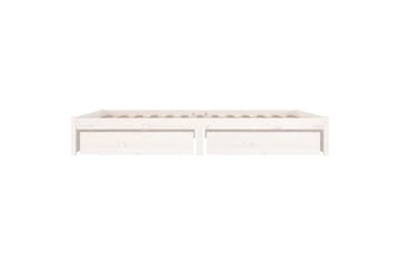 beBasic sengeramme med skuffer 200x200 cm hvid - Hvid - Møbler - Senge - Sengeramme & sengestel