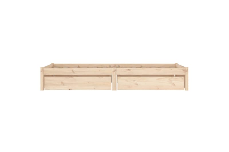 beBasic sengeramme med skuffer 75x190 cm Small Single - Brun - Sengeramme & sengestel