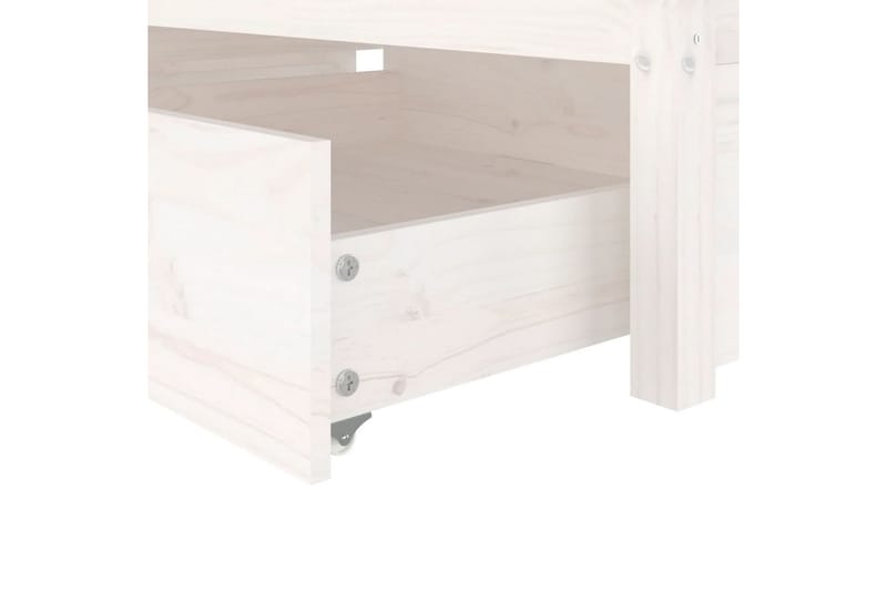 beBasic sengeramme med skuffer 90x200 cm hvid - Hvid - Møbler - Senge - Sengeramme & sengestel