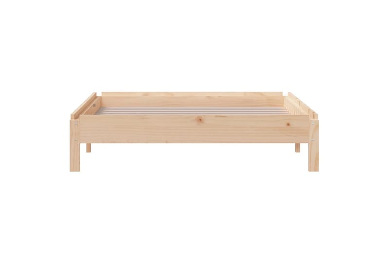 beBasic stabelbar seng 75x190 cm massivt fyrretræ - Brun - Møbler - Senge - Sengeramme & sengestel