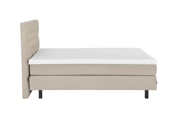 Bed Deluxe Komplet Sengepakke 180x200 cm - Beige - Møbler - Senge - Komplet sengepakke