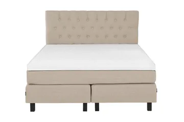 Bed Deluxe Komplet Sengepakke 180x200 cm - Beige - Møbler - Senge - Komplet sengepakke
