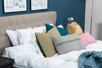 Bed Deluxe Komplet Sengepakke 180x200 cm - Beige - Møbler - Senge - Komplet sengepakke