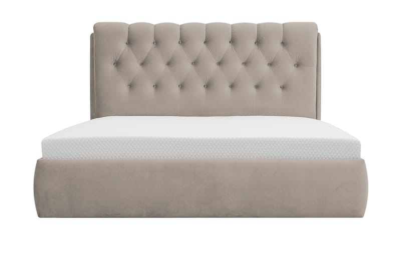 Bedford Sengpakke med Opbevaring 160x200 cm - Beige - Møbler - Senge - Komplet sengepakke