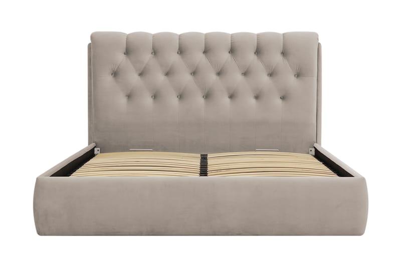 Bedford Sengpakke med Opbevaring 160x200 cm - Beige - Møbler - Senge - Komplet sengepakke