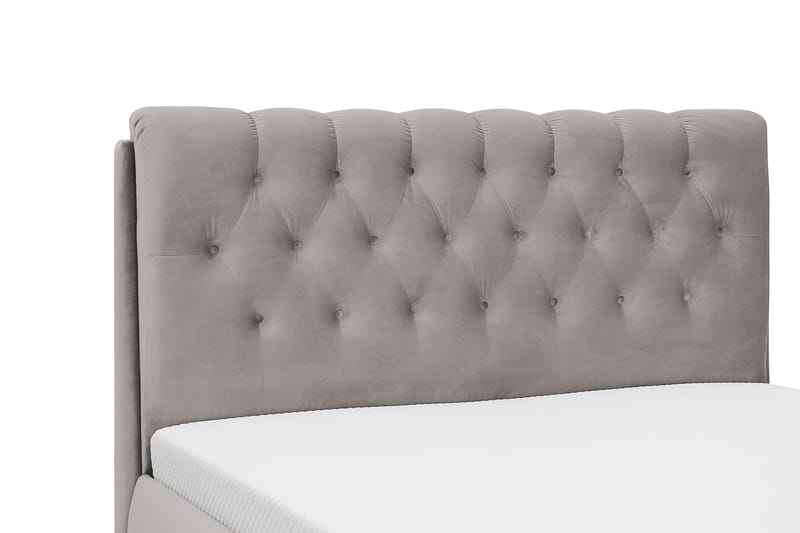 Bedford Sengpakke med Opbevaring 160x200 cm - Grå - Møbler - Senge - Komplet sengepakke