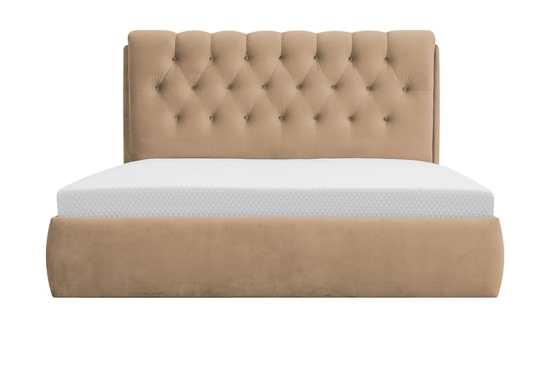 Bedford Sengpakke med Opbevaring 160x200 cm - Lysebrun - Møbler - Senge - Komplet sengepakke