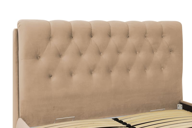 Bedford Sengpakke med Opbevaring 160x200 cm - Lysebrun - Møbler - Senge - Komplet sengepakke