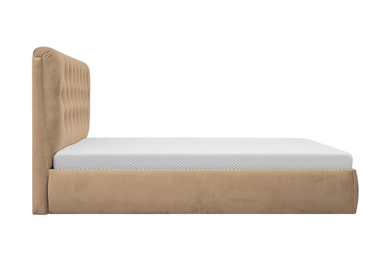 Bedford Sengpakke med Opbevaring 160x200 cm - Lysebrun - Møbler - Senge - Komplet sengepakke