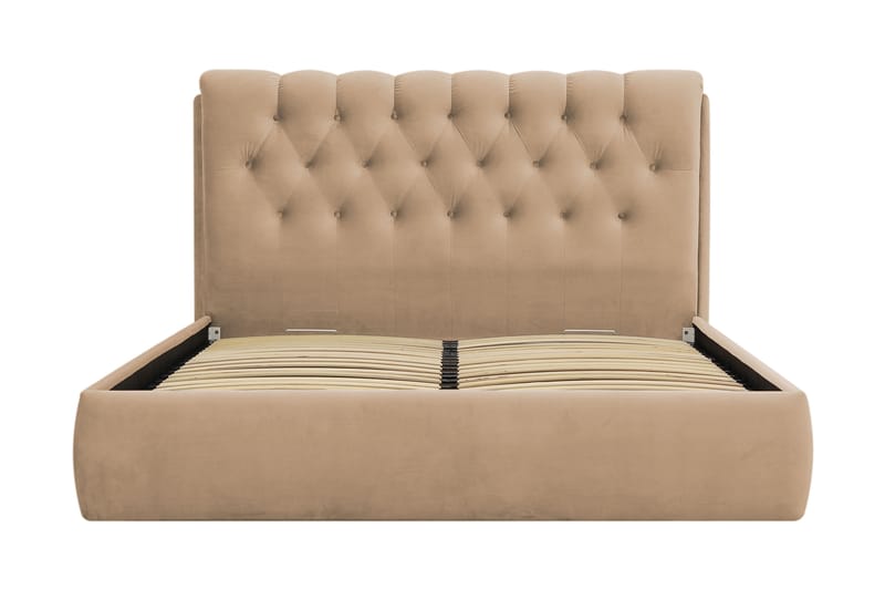 Bedford Sengpakke med Opbevaring 160x200 cm - Lysebrun - Møbler - Senge - Komplet sengepakke