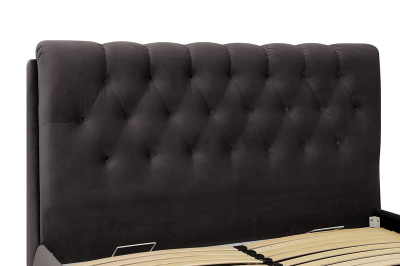 Bedford Sengpakke med Opbevaring 160x200 cm - Sort - Møbler - Senge - Komplet sengepakke