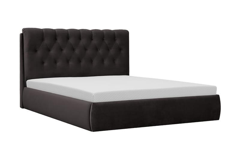 Bedford Sengpakke med Opbevaring 160x200 cm - Sort - Møbler - Senge - Komplet sengepakke