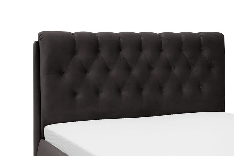 Bedford Sengpakke med Opbevaring 160x200 cm - Sort - Møbler - Senge - Komplet sengepakke