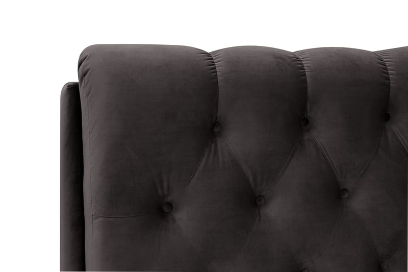 Bedford Sengpakke med Opbevaring 160x200 cm - Sort - Møbler - Senge - Komplet sengepakke