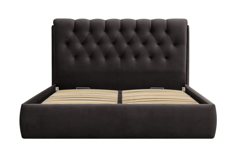 Bedford Sengpakke med Opbevaring 160x200 cm - Sort - Møbler - Senge - Komplet sengepakke